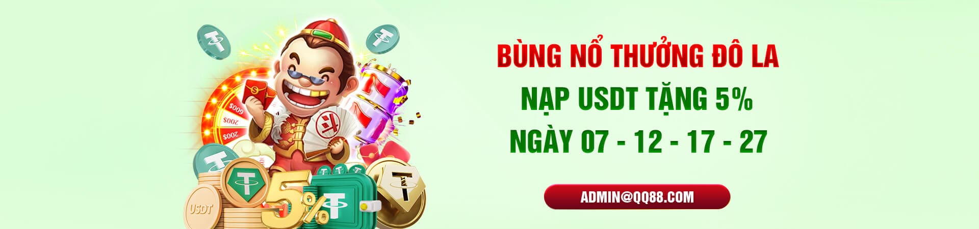 Khuyến mãi QQ88 thưởng usdt